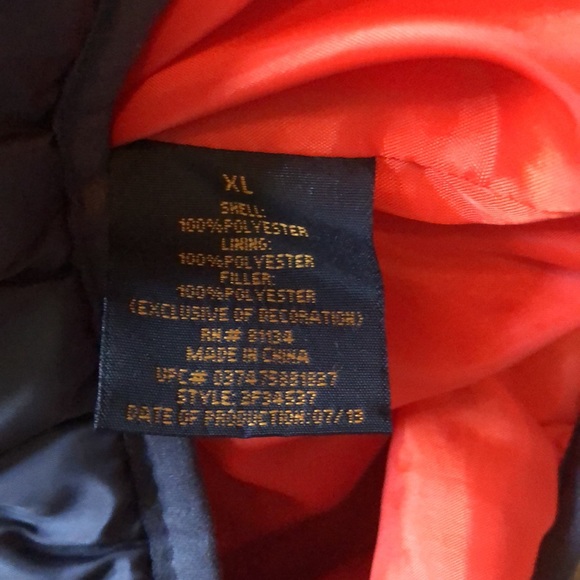 Pacific Trail Puff Vest Gray/Orange XL - Picture 4 of 4